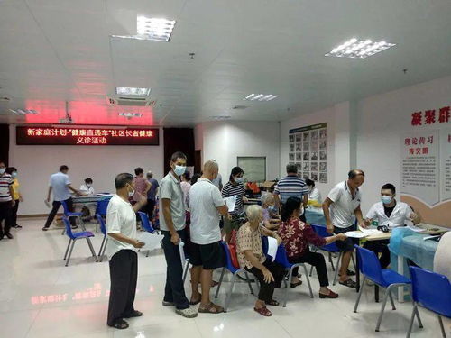 东城峡口 新家庭计划 健康直通车 社区长者健康义诊活动